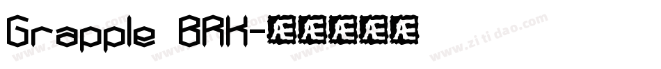 Grapple BRK字体转换